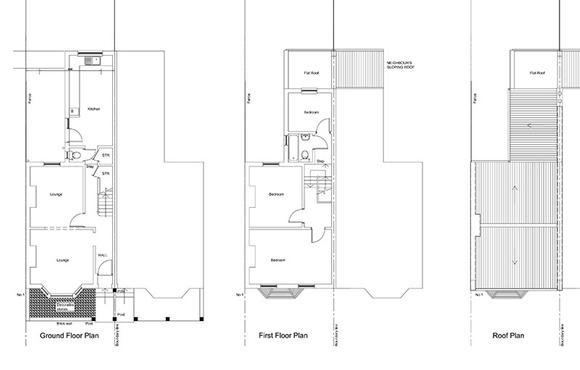 Architectural drawings with our Architect in Ealing